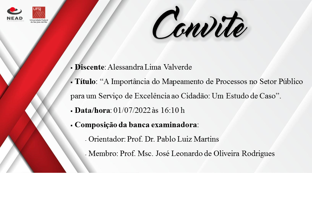 Convite Defesa TCC Alessandra Lima Valverde